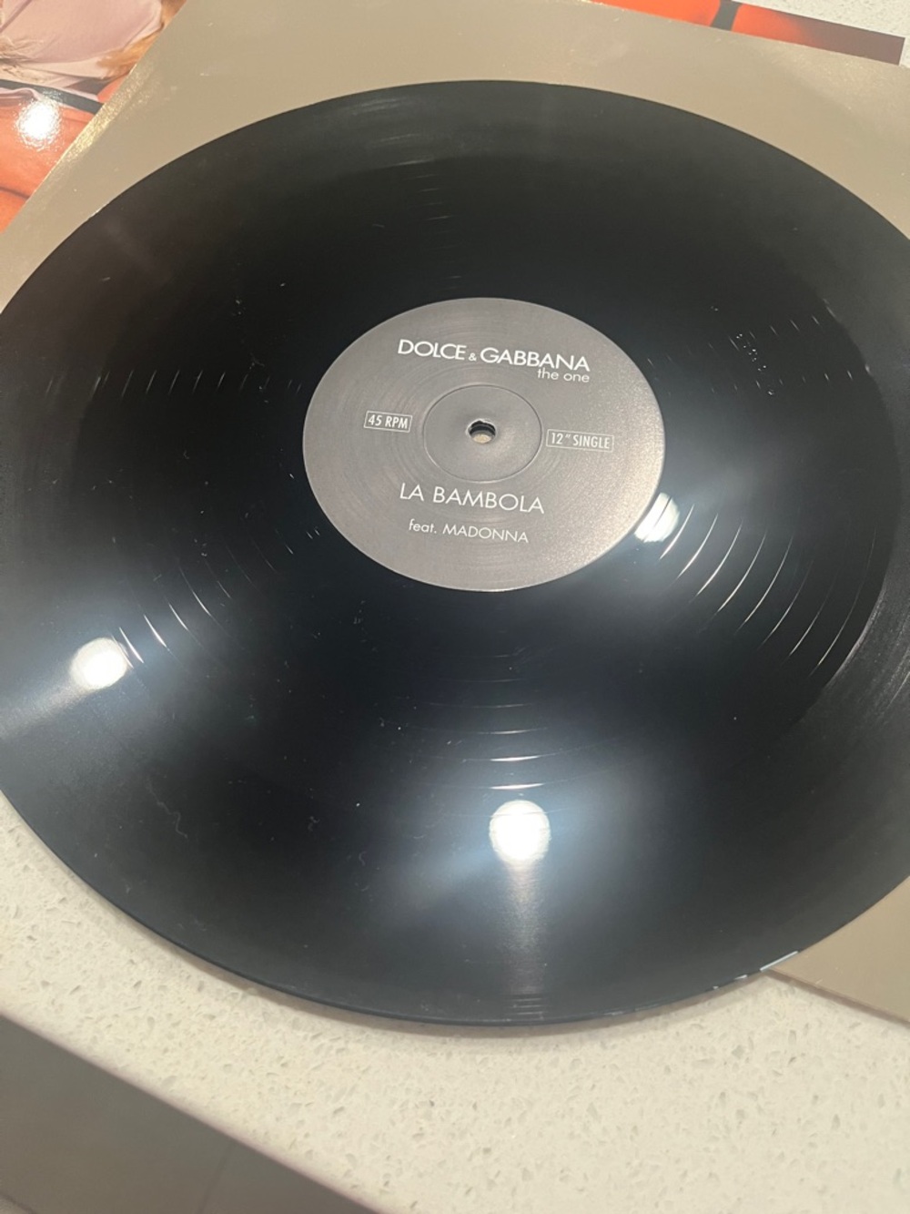 Dolce & Gabbana Black 12" Vinyl Single - La Bambola